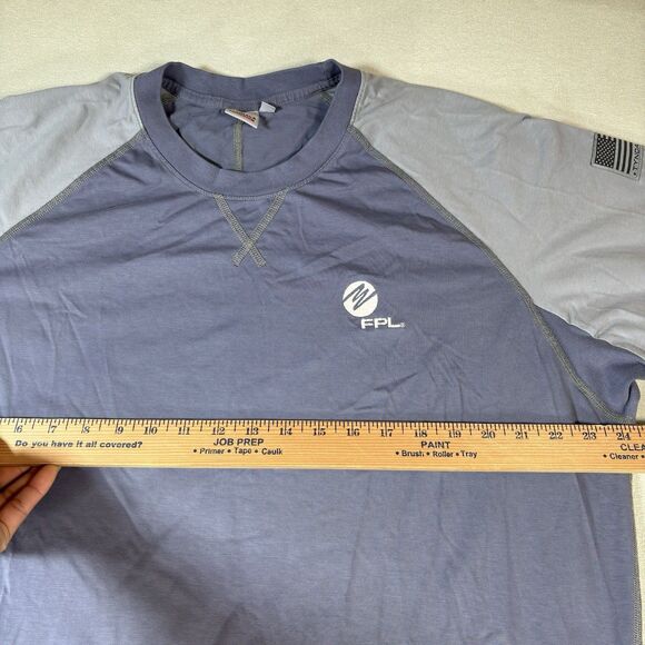 Tyndale FRC FR Shirt Mens Large 8 Cal Cat 2 NFPA 2112 Flame Resistant FPL - Picture 9 of 10